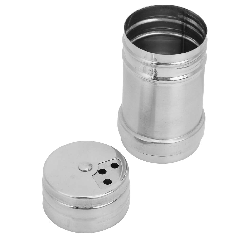 Stainless Steel Spice Condiment Bottle Kitchen Gadget Seasoning Organizer Jar Canister