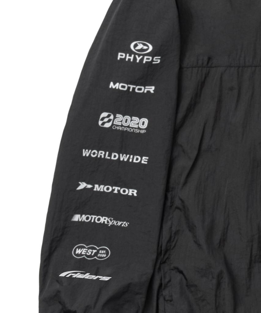 PHYPS MOTORCYCLE Lightweight Windbreaker Black