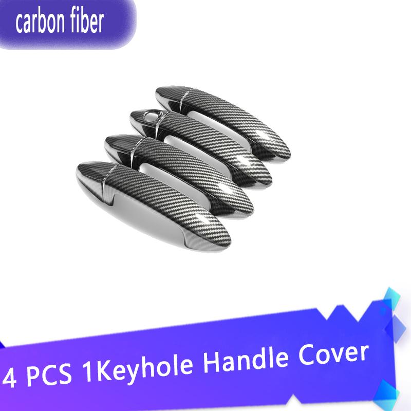 For Ford EcoSport BK MK2 2006~2016 Chrome Car Door Handle Cover Trim 4pcs Chromium Styling Decoration Exterior Parts