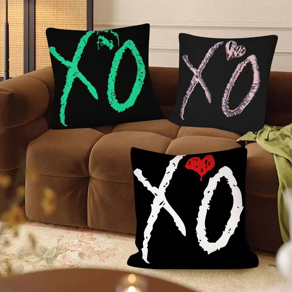 1Pc Rapper The Weeknd Xo Pillow Case Fashion Square Pillowcase Bedroom Sofa Room Ins Decoration Leisure