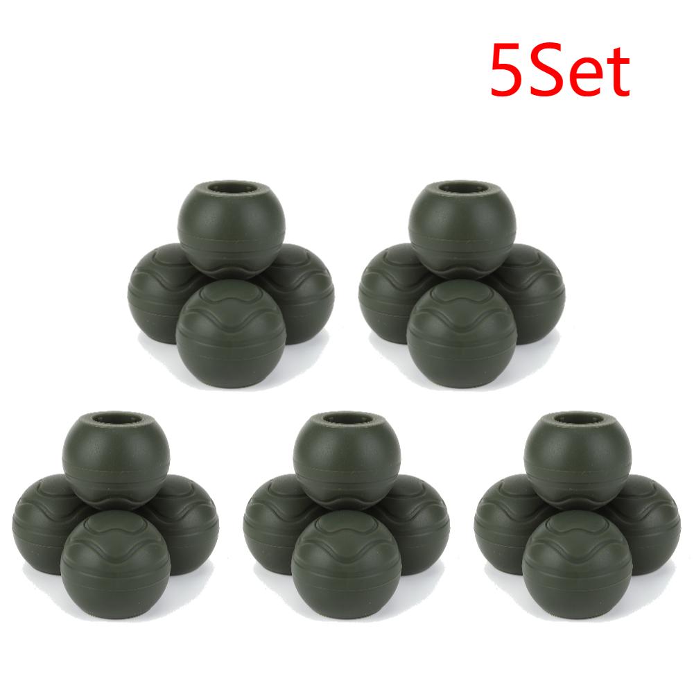 4-20Pcs Camping Chair Leg Cap Anti Slip Outdoor Chair Leg Tips Ball Cap Shock Absorption Moon Chair Foot Cover for Helinox Chair
