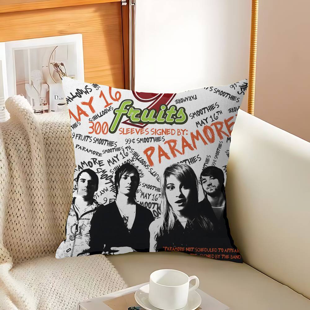 Rock Band P-Paramore Pillowcases Home Bedding Decorative Pillow Cover Wedding Super Soft Pillow Case
