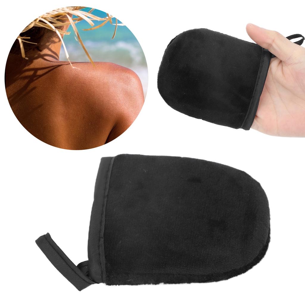Tanning Mitts Flocking Self Tanner Mitten Lotion Applicator Small Sunless Tanner Mitt