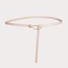 Simple Versatile Belt Knotted Skirt Belt Women's Belt Versatile PU Thin Belt