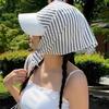 Retro Plaid Tied Head Cap Breathable Strap Headscarf Hat Sunshade Baseball Caps  Travel Vacation