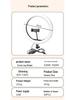Portable Ring Light Stand with Large Aperture for Beauty and Streaming