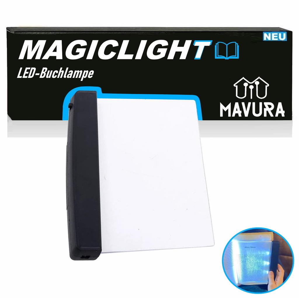 MAGICLIGHT LED Book Lamp Reading Aid Book Light Reading Lamp Bookmark Adjustable