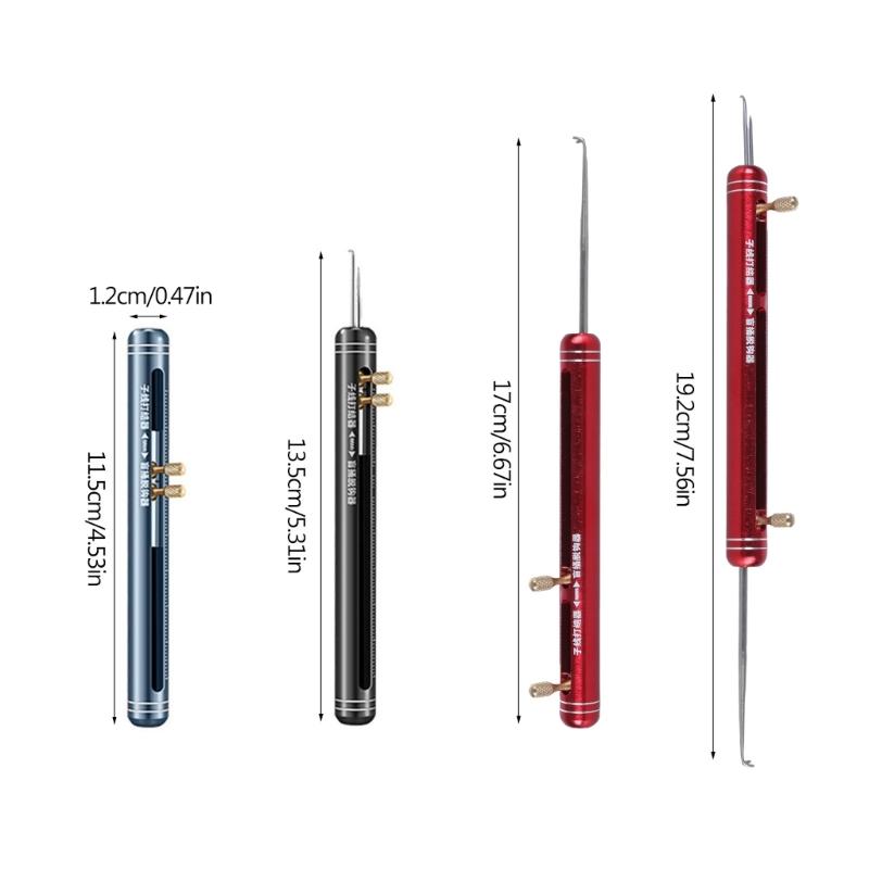 3 In 1 Retractable Fish Unhook Extractor Detacher Aluminium Fish Hook Remover Fishing Disgorger Portable Fishing Tools