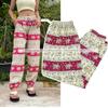 Elephant Pants Long Adjustable Elastic High Waistband Strap Jumper  Unisex Man Women Print Thailand Casual Streetwear Beach Bohemian Retro Vintage