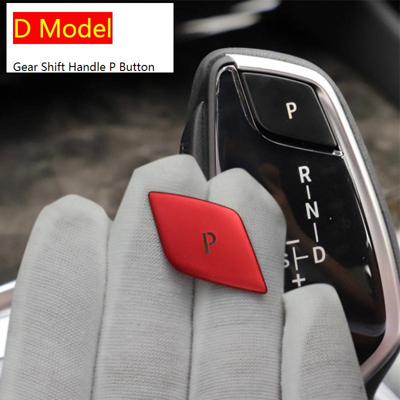 Styl vozu pro BMW G01 G02 G30 G32 Konzola Rukojeť řazení Tlačítko P Dekorativní kryt X3 X4 5 Series 6gt Auto interiér