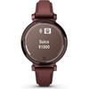 Garmin Lily 2 Classic Mulberry Leather/Dark Bronze [Suica Compatible Model/5 Days Battery Life On a Full Charge/sleep Analysis/stress level/Body Batte