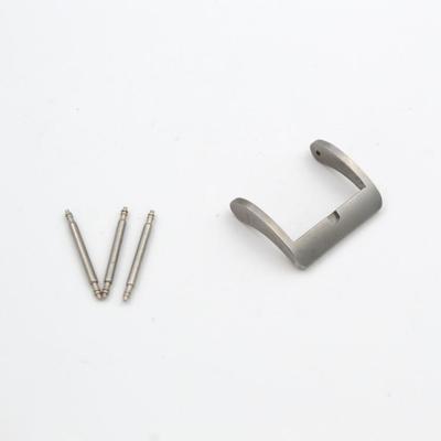 Federsteg-Uhrstift aus Vollstahl mit doppelten Anstößen, 1,5 mm Durchmesser