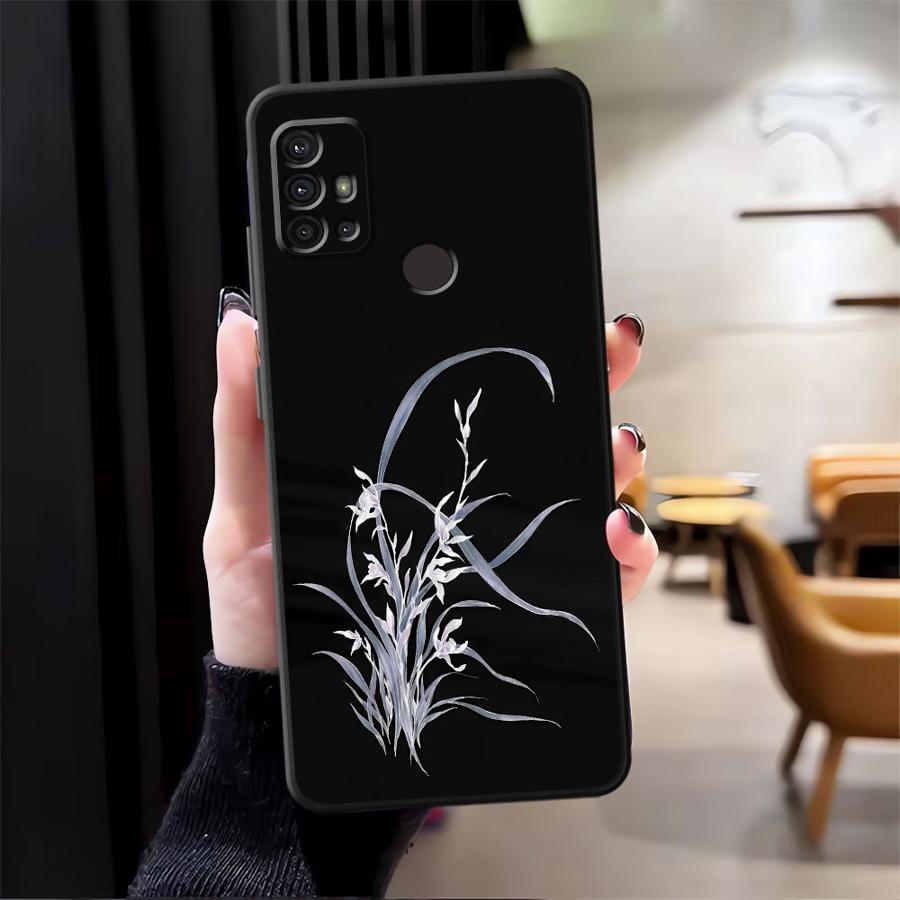 Case for Motorola Moto Edge 20 Pro 30 Lite G60s G50 G53 G30 G52 G71 G22 Edge40 G32 G51 G73 Phone Cover Lily Orchid Flower Print