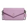 Wyn 21 Solid Color Leather Envelope Crossbody Bag Women Bags Purple C8749-V5NBC