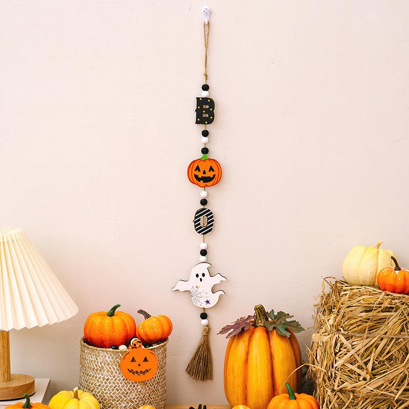 Halloween Striking Beaded Decorations With Adorable Witches And Bats For Celebrations Spooky