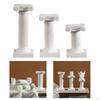 Greek Columns Base Stigma Alabaster Sculpture Northern Europe Resin White Roman Pillars for Indoor