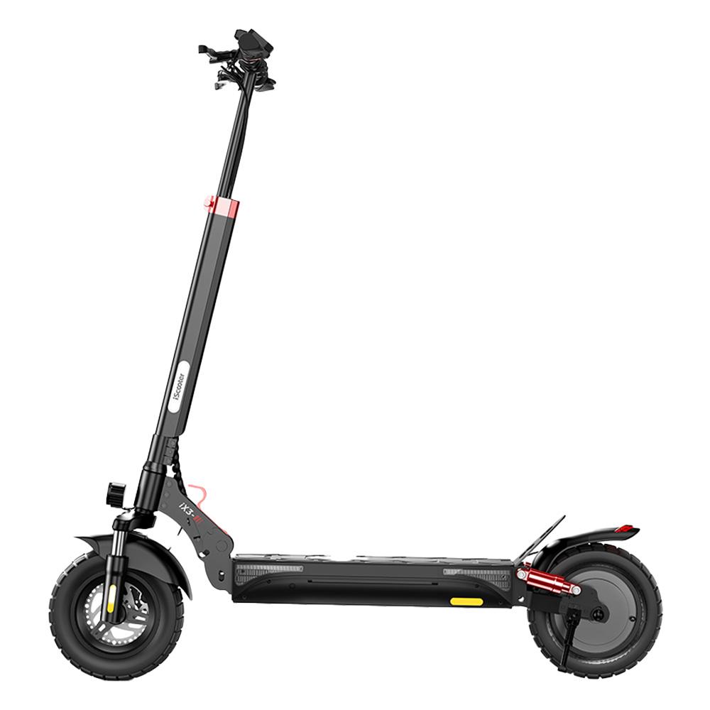 iScooter iX3 Off-Road Electric Scooter 800W, 48V10Ah, 40km/h Max Speed, 10" Tires, Disc Brakes, Full Suspension, APP Control, IPX4 Waterproof