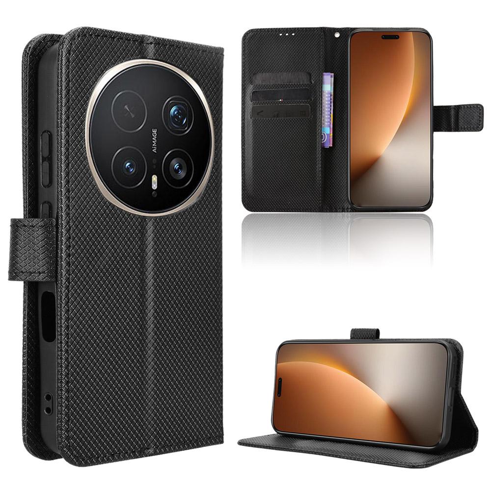 Flip Cover für Honor Magic8 Pro PU Leder Handyhülle Ganzkörperschutz [RFID-Blockierung] Brieftaschenhülle