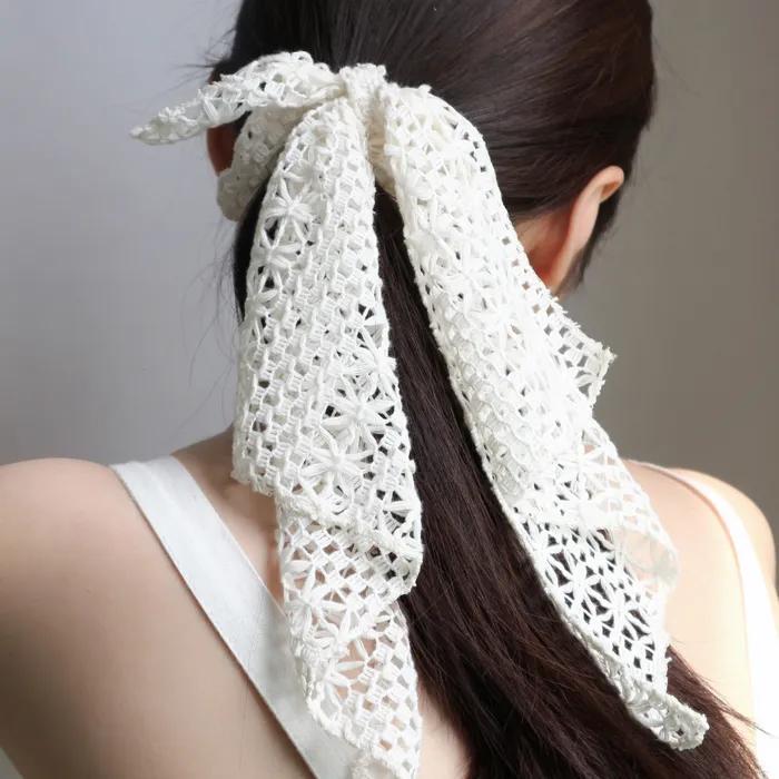 NOCTURN SUMMER COTTON DREAM SCRUNCHIE (IVORY)