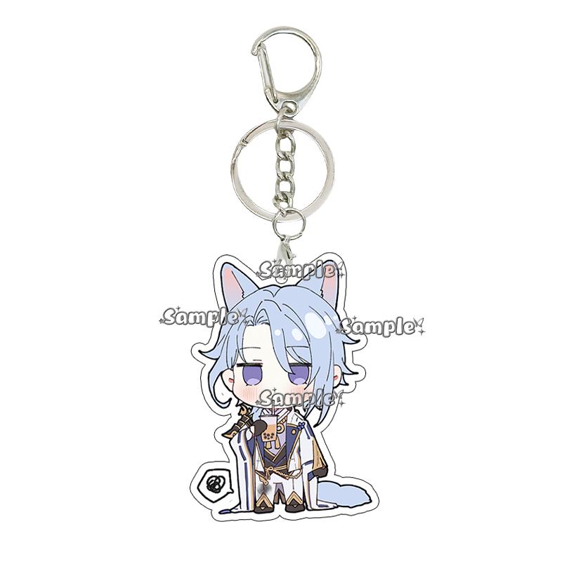 

Game Arlecchino Navia Sigewinne Peripheral Cute Acrylic Keychain Cartoon DIY Decoration Jewelry Backpack Pendant Creative GIFTS about 5cm