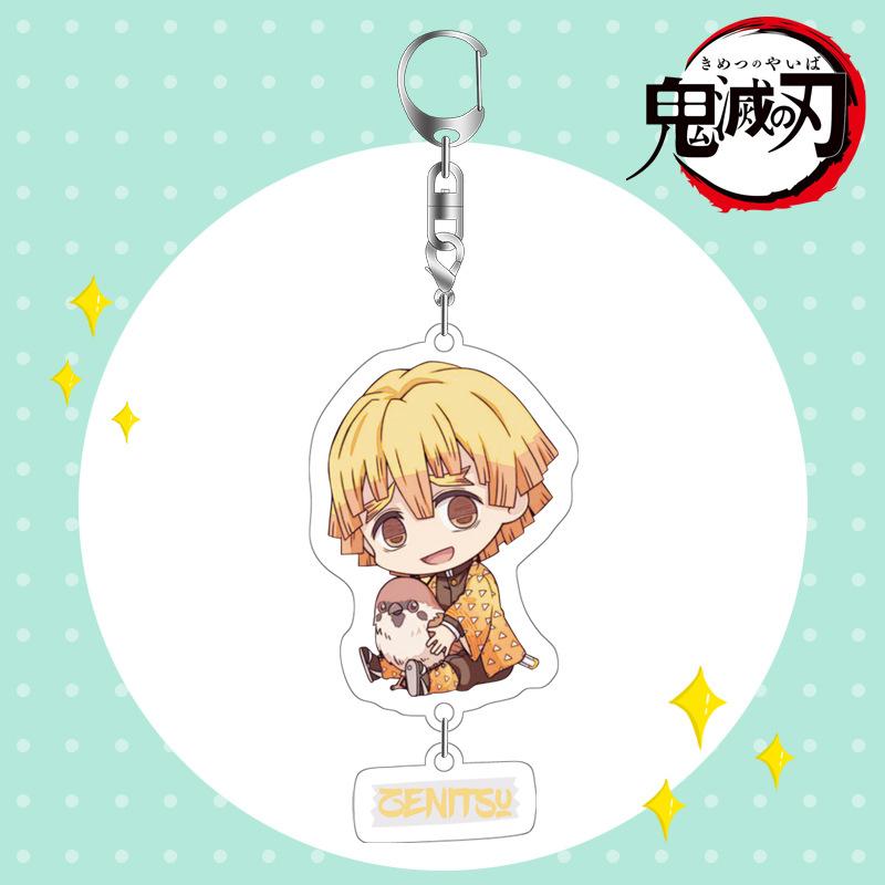 

Demon Slayer Acrylic Keychain Tanjiro Nezuko Anime Double Sided Key Ring Accessories for Cosplay Set Gift Fans