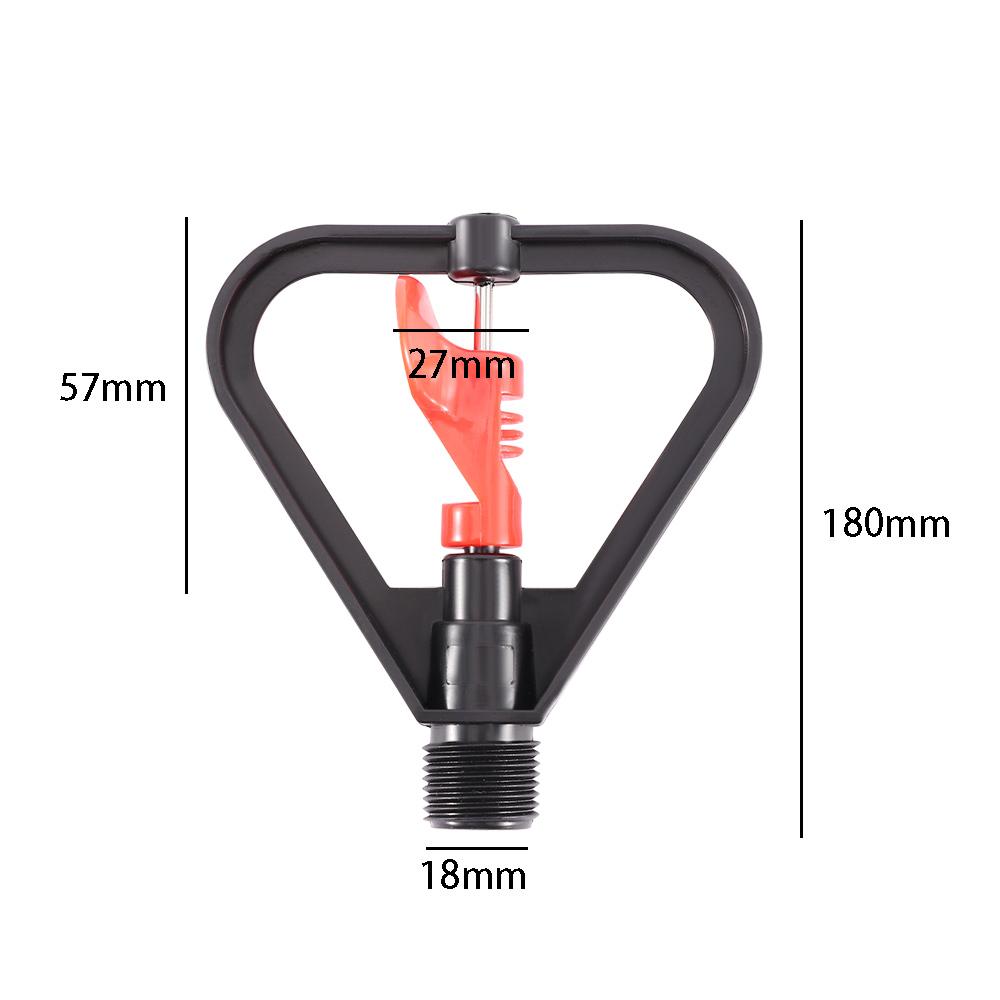 DN15 Rotatable Watering Durable Garden Tools Irrigation System Water Sprinkler Head For Lawn Yard