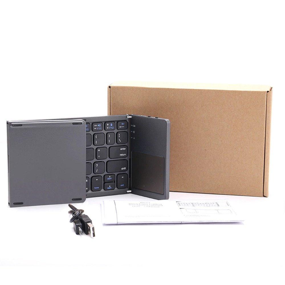 Bluetooth Universal Foldable Keyboard - Black