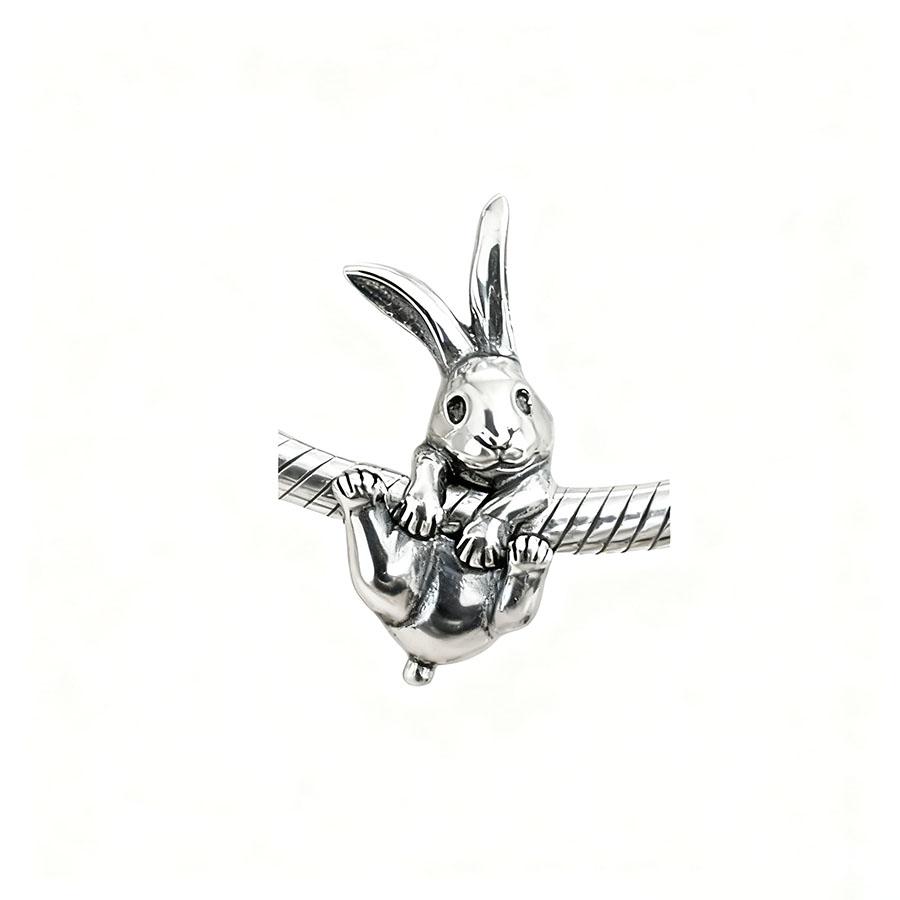 Animal Collection Charm Bead Charms Lion Panther Rabbit Bald Eagle Highland Cow Sea Turtle Compatible With Authentic Bracelets Do It Yourself Jeweller