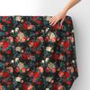 Royal Samt Stoff Polyester Zum Nähen - Motiv Rosen