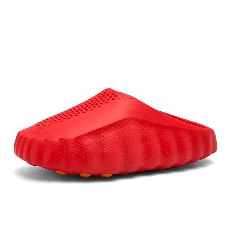 Men Closed Toe Clog Sandals covered toe front, slip on body, summer beach comfort, non slip outdoor casual footwear for summer 40