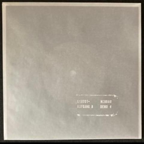 

7inch Record AUFGANG B - Demo 4 BAU001 Neubau 2021 Austria Dance & Electronica