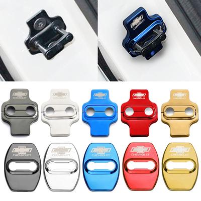 4pcs Car Door Lock Protector Cover Sticker for Cruze Silverado Traverse Spark Equinox Malibu Captive Aveo Sonic Onix