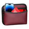 Automotive Consoles Organizers Small PU Leather Auto Organization Car Bag Organizer for Road Trip Travel Camping Long Drive