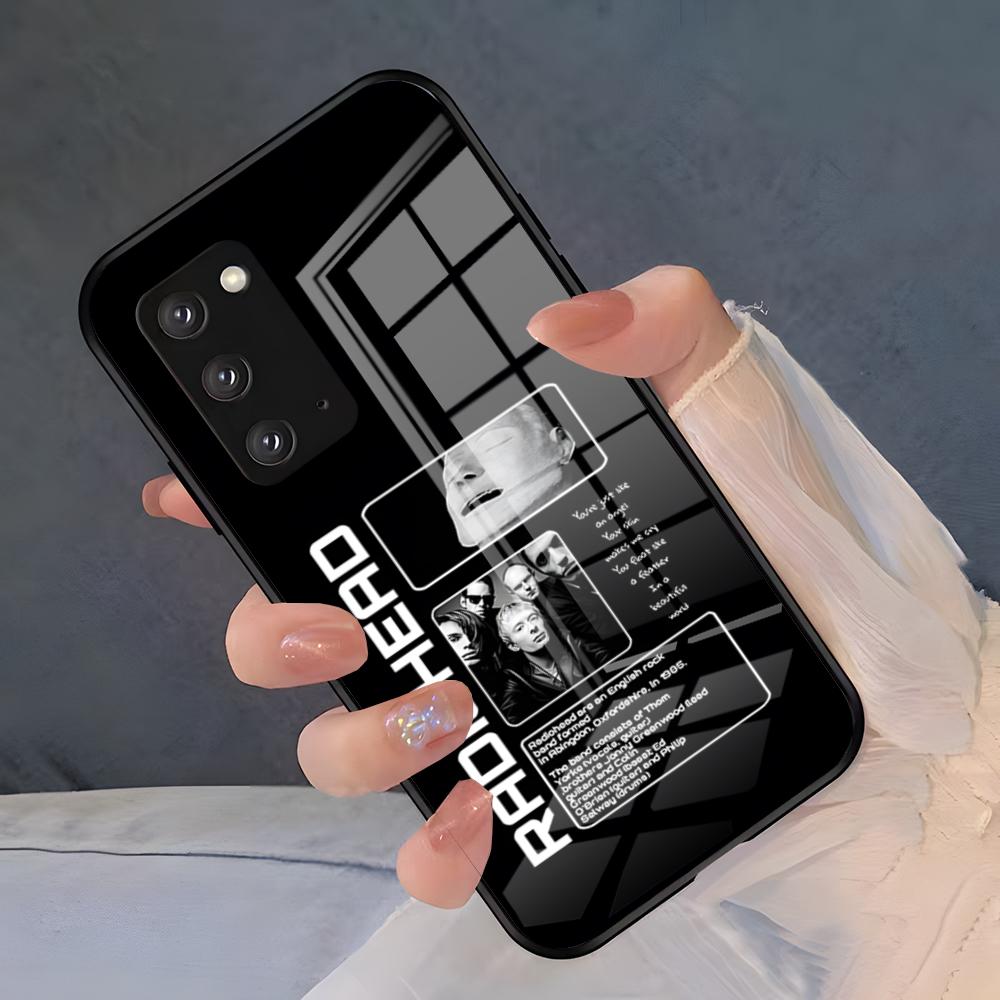 R-Radiohead Band Phone Case For Samsung S26 S25 Plus S20 S20 Plus S22 Ultra S23 FE S21 Plus S21 Ultra Glass Cover