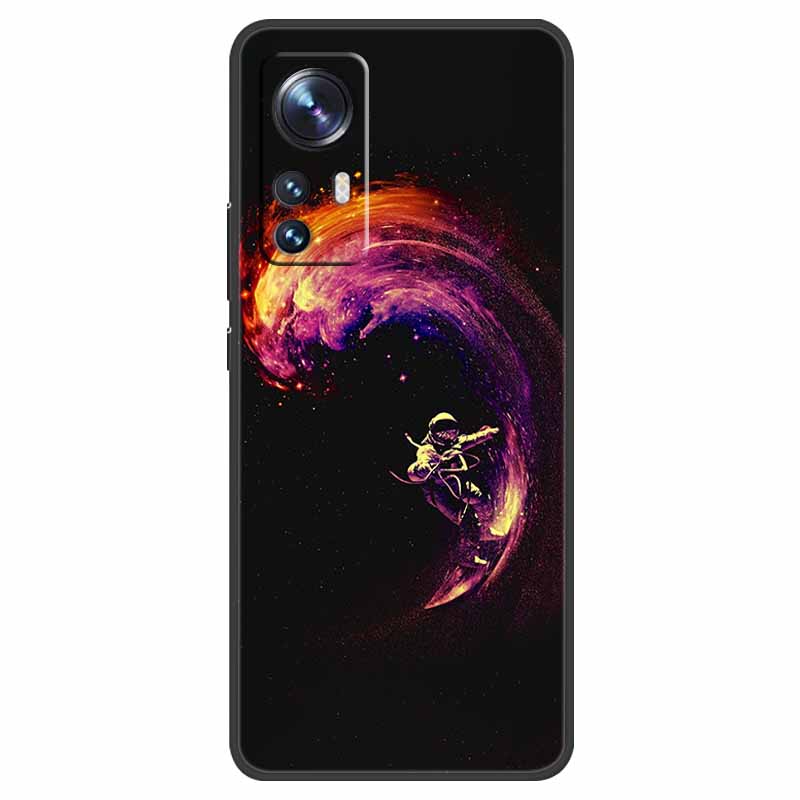 For Xiaomi 12 Lite 5G Case Shockproof Soft Silicone TPU Back Cover For Xiaomi Mi 12 Lite 5G Phone Case Mi12Lite 12Lite Cartoon