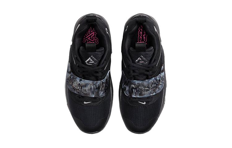 Nike Zoom Freak 3 Slip Resistant Cushioning Abrasion Resistant Rebound Low top Children's Basketball Shoes Black DB4158-002