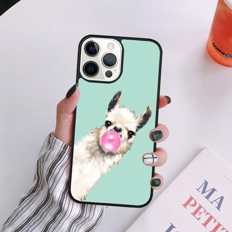 Llama Alpaca pattern Phone Case Shell For iPhone 17 Air Plus Max Cover For iPhone 17 Air 14 13 12 16Pro Max 15 11