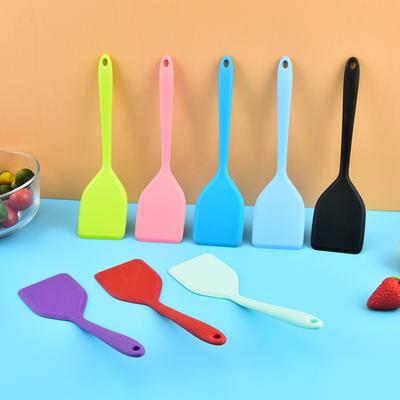 Isıya dayanıklı Yemek Kaşığı Kompakt Kaymaz Ev Pratik BPA İçermeyen Mini Spatulalar