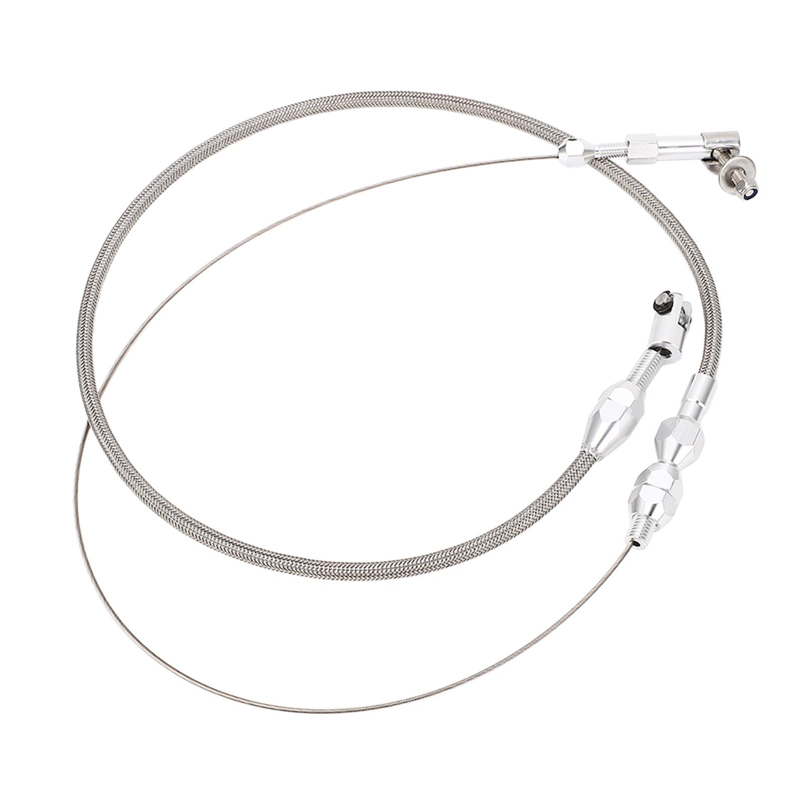 

24 дюйма Трос газа Нержавеющая сталь Гибкий Легкая установка Комплект троса газа для автомобиля