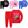 Kpop Demon Hunters Children Short Sleeve Shorts Pajama Set For Sleepwear And Family Comfort