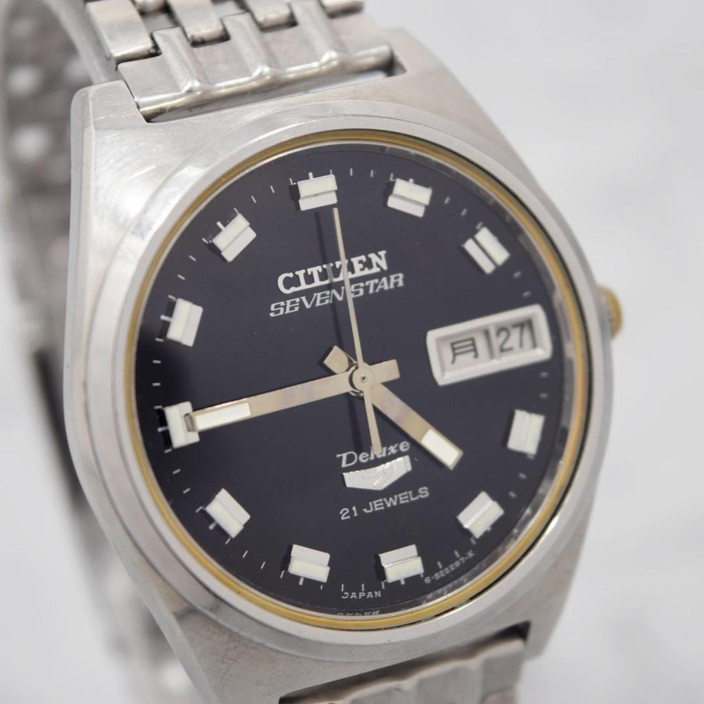 Used New glass 1969 Citizen Seven Star Deluxe Men's Automatic