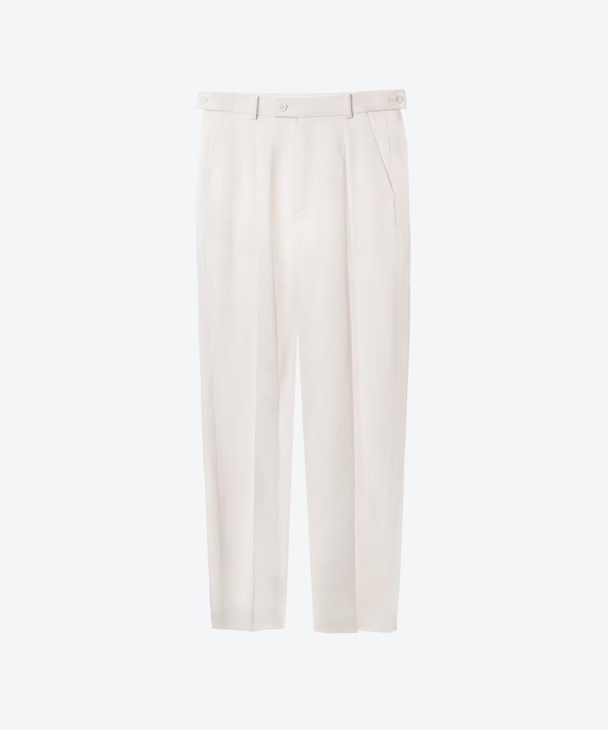 UNTAGE Wool Carrot Leg Trousers[White(Unisex)]_Utp-Fp51