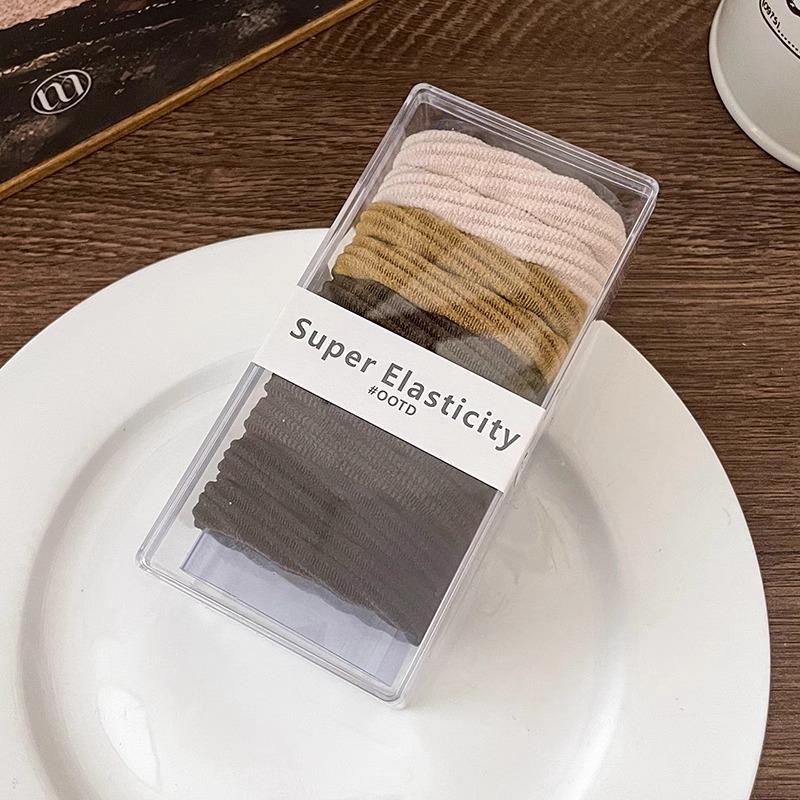 

Минималистичная бесшовная резинка для волос для высокого хвоста - издание 2025 с кожаным покрытием