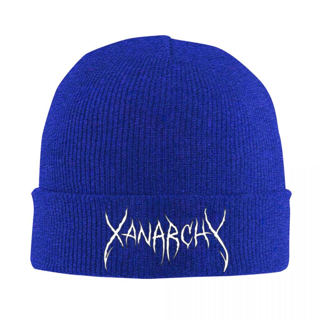 Gothic Street Punk Lil Xan Rapper Custom Warm Knitted Caps Women Male Sport Winter Beanies Hats