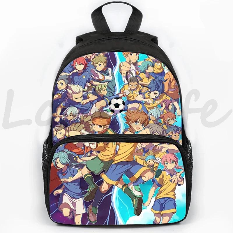 Anime Inazuma Eleven Go Backpack for Girls Boys Student Zipper Bookbag Children Backpacks Teenager Travel Bags Cartoon Schoolbag