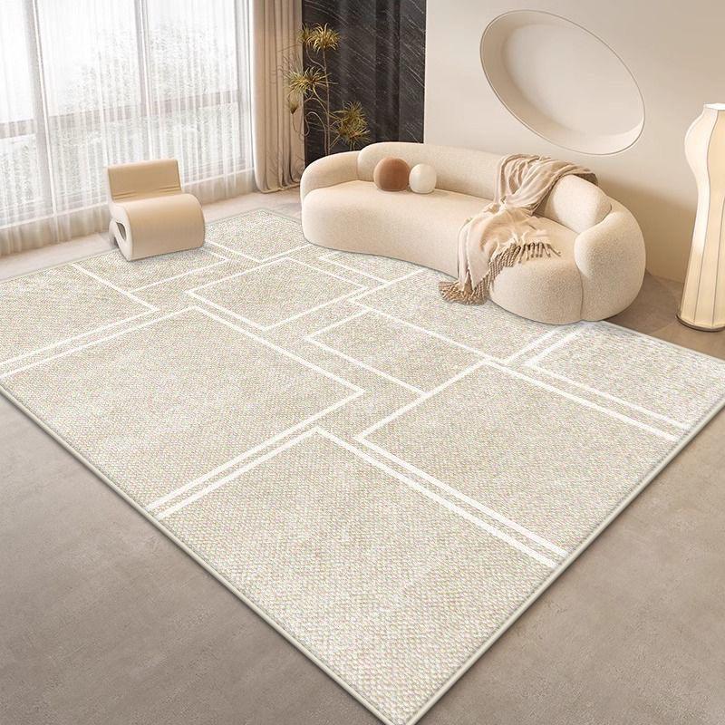 Simple Style Living Room Carpet Modern Home Decoration Sofa Large Area Rug Bedroom Cloakroom Non-slip Soft Mat Floor Easy Clean