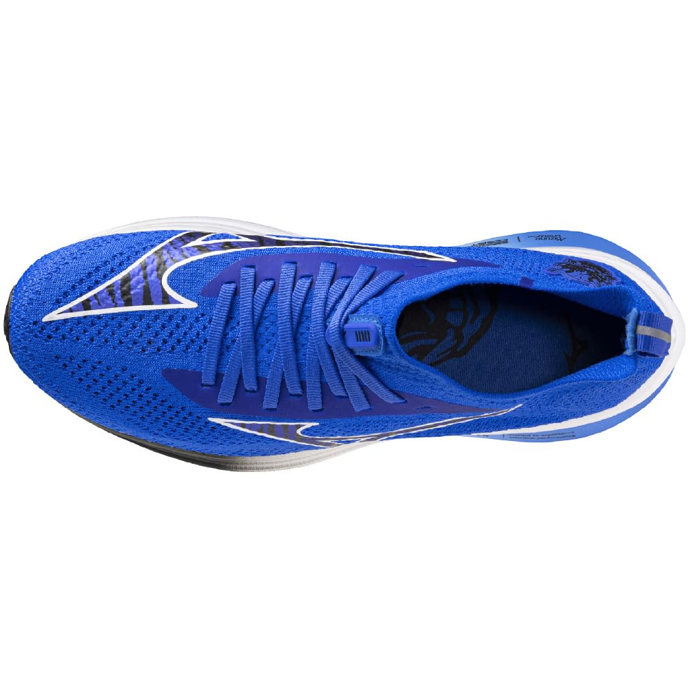 Mizuno NEO ZEN Running Shoes, Jogging, Marathon, Training, Sports, Lightweight, Resilient, Thick Sole, Akaoni x Aooni, Size 24.0 cm, 2E