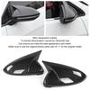 Pair of Rear Side Mirror Cover Caps Housing Addon Fit for MK7 MK7.5 R 20132020(Carbon Fiber Style )