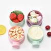 3/4 Layers Baby Portable Food Storage Box Bear Style Toddle Snacks Container Children Infant Milk Powder Box Baby Feeding Cups