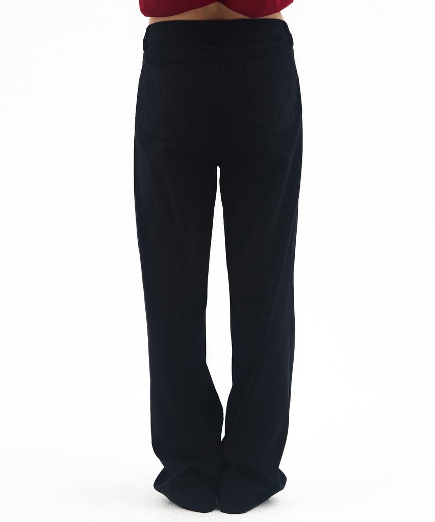 AMES-WORLDWIDE Corduroy Easy Pants Black